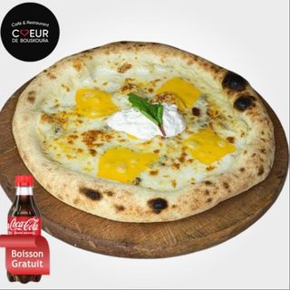 Pizza 4 Fromages boisson gratuit 