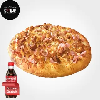 Pizza Cordon Bleu boisson gratuit 