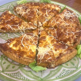 Quiche poulet charcuterie 