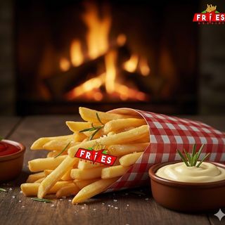 Cornet Frites saucees