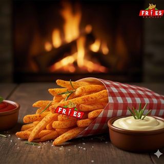 Cornet Frites epicé