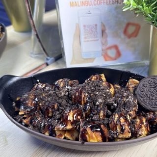 bubble waffle cups chocolat oreo