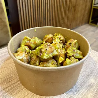 bubble waffle cups pistache
