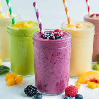 Smoothie fruits rouges