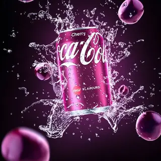 Coca Cola - Cherry ( 33Cl ) Canette