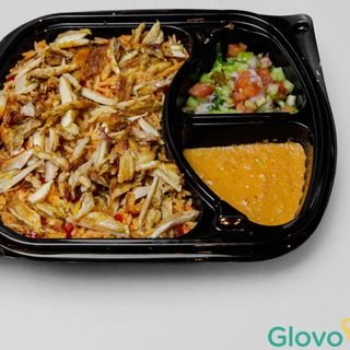 طبق رز بسمتي ميكست بالشاورما