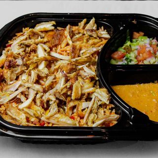 طبق رز مندي مدخن بالشاورما 