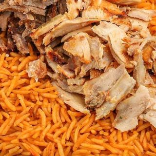 طبق رز بسمتي سپايسي بالشاورما 