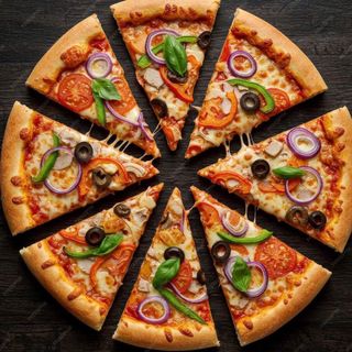 البيتزا خضر (26cm)