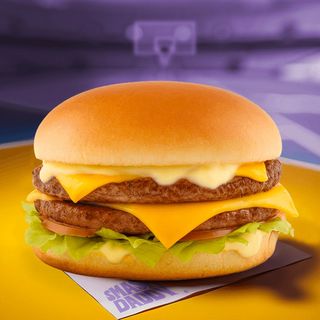 double cheese burger