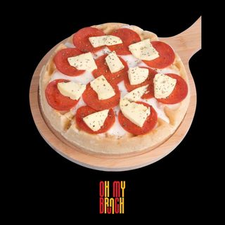 Pepperoni and Cream Cheese Waffle