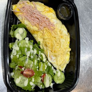 Omelette Fromage Charcuterie