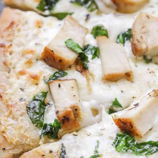 PIZZA POULET SAUCE BLANCHE