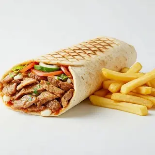 Chawarma poulet + Frites 