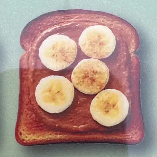 Toast beurre de cacahuete