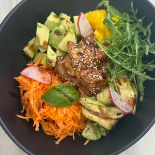 Poke bowl poulet