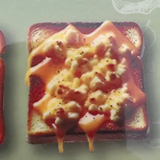 Toast au fromage