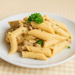 Penne Poulet Sauce Champions