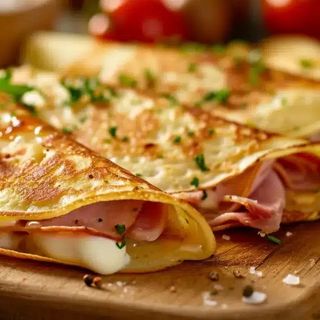 Crêpe fromage et cacher