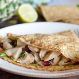 Crêpe poulet et fromage