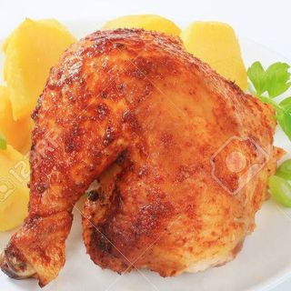 Quarte de poulet rôti