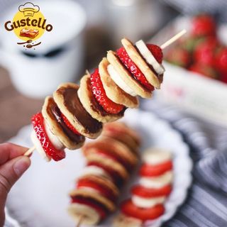 2 PCS BrochetteS Gourmande Pancake & Fruits