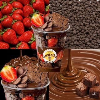 Coupe Brownie, Fraise & Nutella