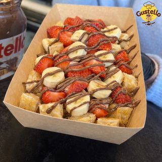Carrés de Rghayef aux Fruits et Nutella