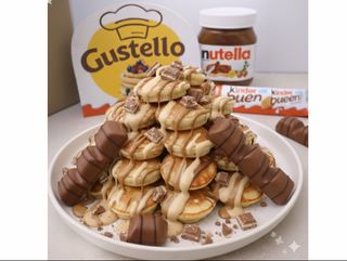 Mini pancakes Kinder Bueno