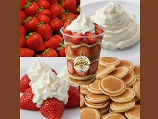 Mini Pancake Cup Fraise & Chantilly