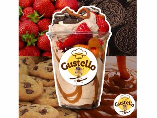 Cup Fraise Cookies Oreo Caramel