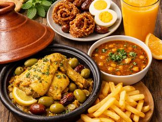 Menu Ftour Tajine Poulet