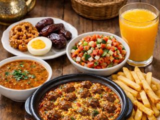 Menu ftour tajine kefta