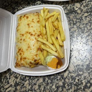 Tacos nuggets gratiné