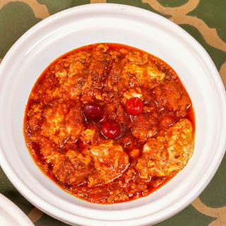Tajine de cervelle à la tomate