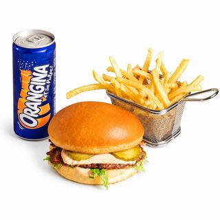 Single Burger Menu