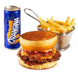 Cheesy Texas Burger Menu