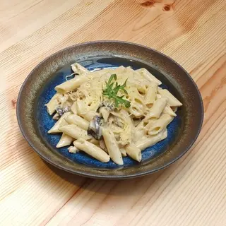 Penne poulet champignons