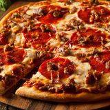 Pizza viande hachée