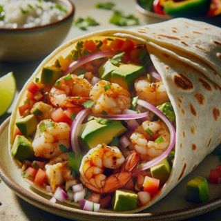 Burritos fruits de mer 