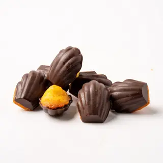 Mini madeleine chocolat noir