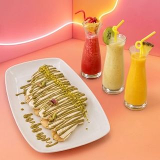 Menu tiramisu + jus de fruits