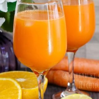 الجزر بالبرتقال