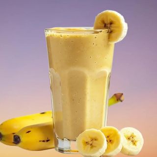 عصير الموز بالبرتقال