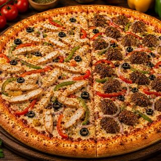 Pizza Moitié-Moitié