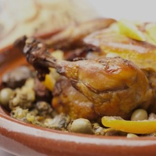 Tajine poulet au citron