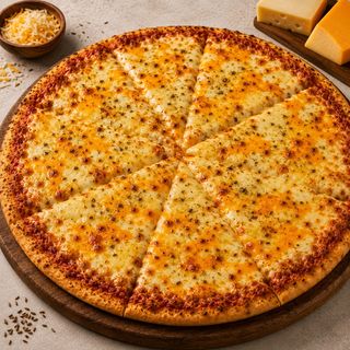 Large Pizza quatre fromages