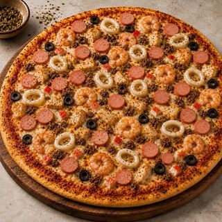 Large pizza royal