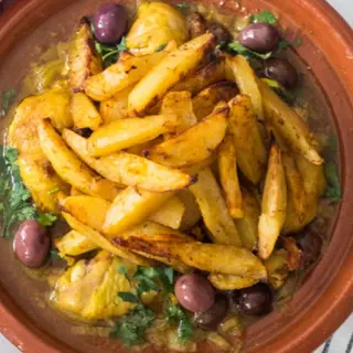 Tajine poulet au citron