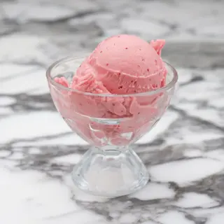 Glace fraise